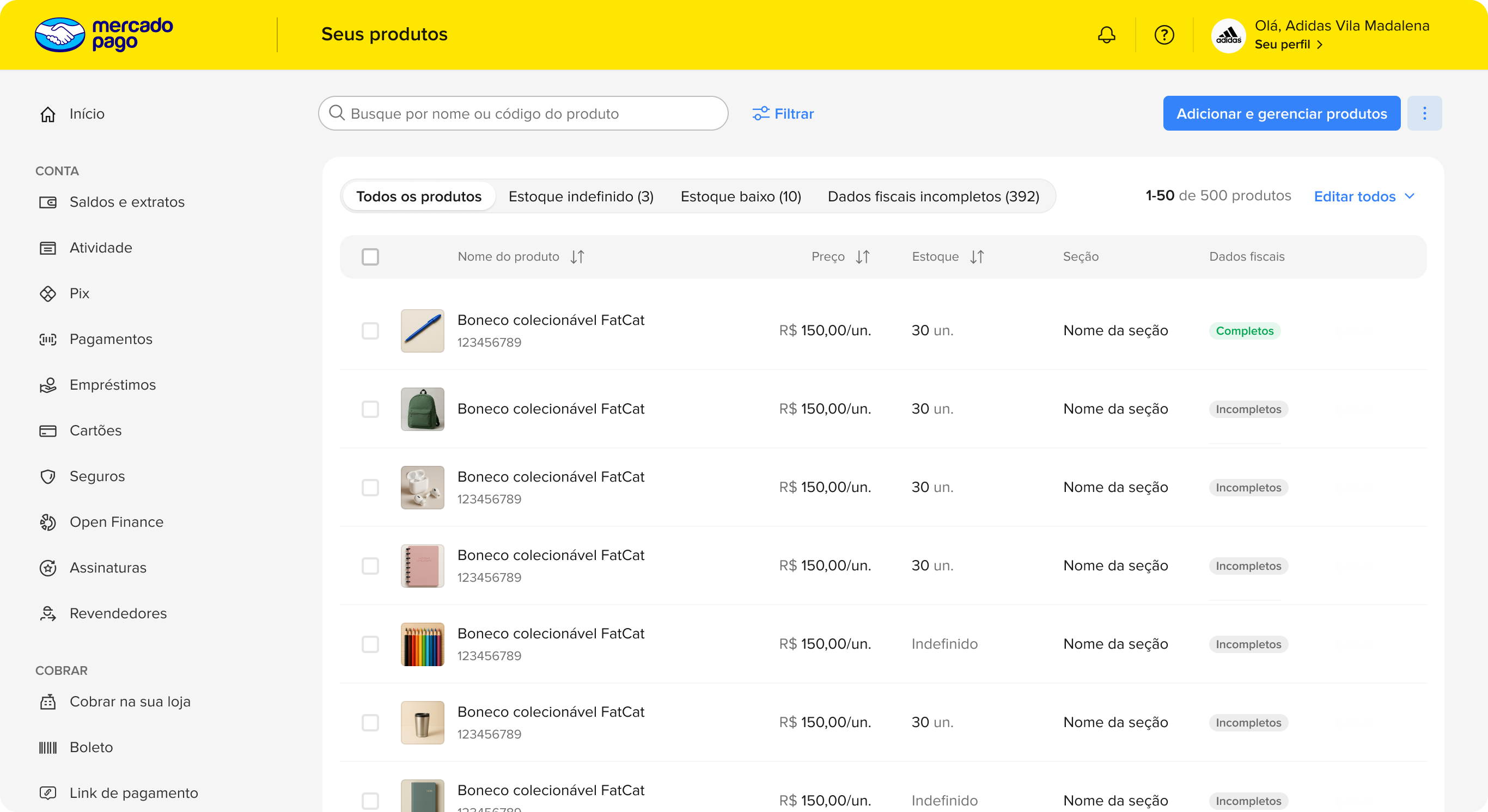 Catalog Revamp — final product