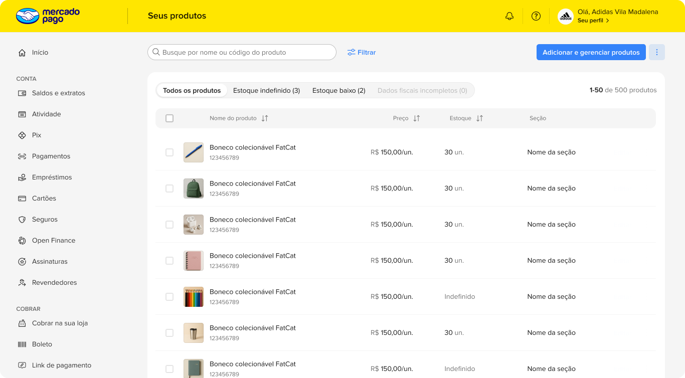 Listing after