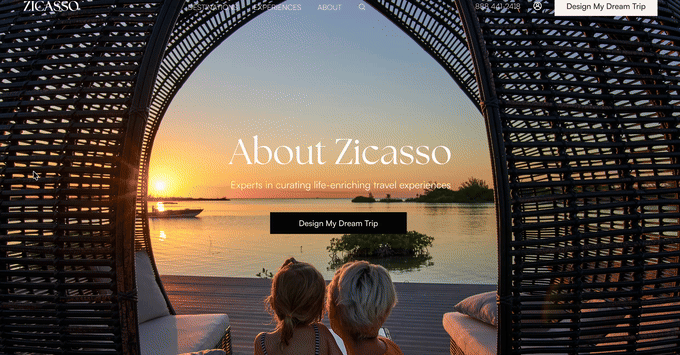 About Zicasso page, rebranded